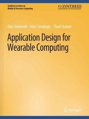 cover image of Application Design for Wearable Computing